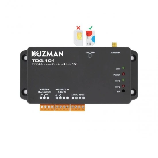 TD-G 106 GSM Kapı Açma Modulü - Tek Kapı